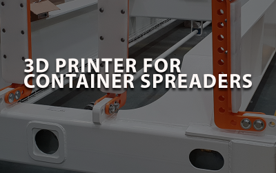 TEC Container includes for the first time 3D printed parts in Spreaders for containers.