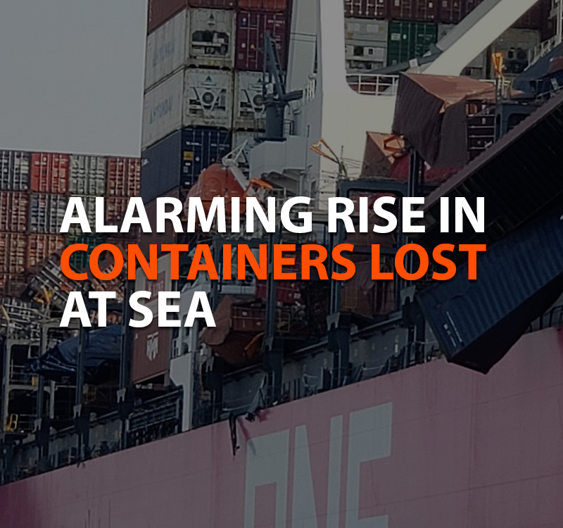 ALARMING RISE IN CONTAINERS LOST AT SEA Tec Container